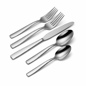 Illuma 50 Piece Flatware Seteco-friendly bamboo fiber tableware set 