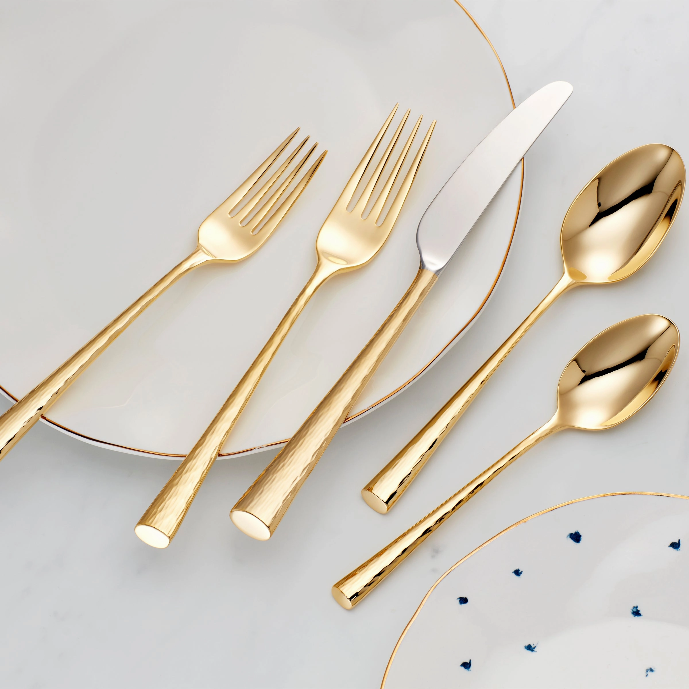 Imperial Caviar Gold 5 Piece Place Setting