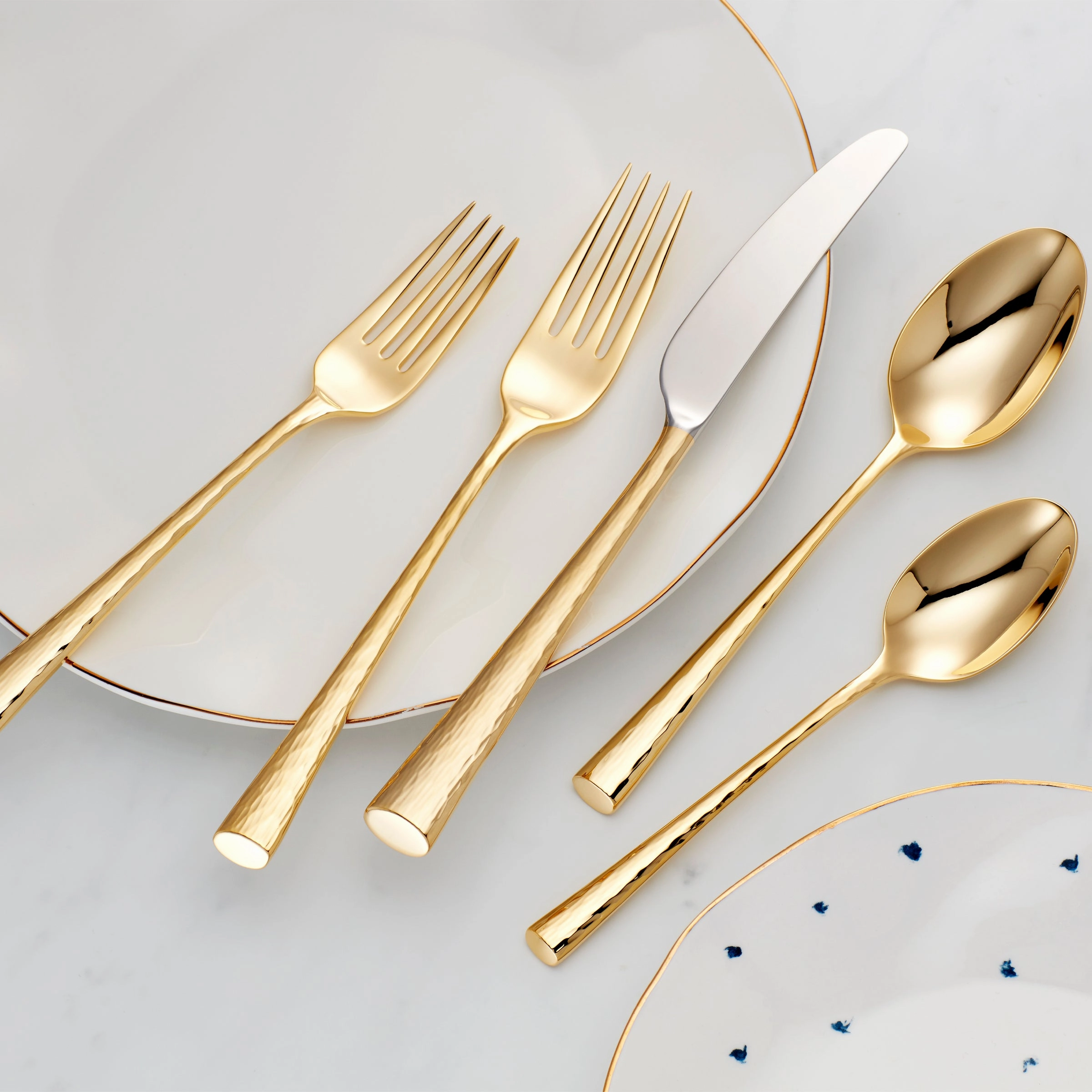 Imperial Caviar Gold 5 Piece Place Setting