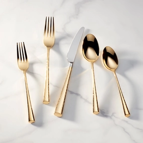 Imperial Caviar Gold 5 Piece Place Settingvalentine's day decorations ,valentine's centerpiece 