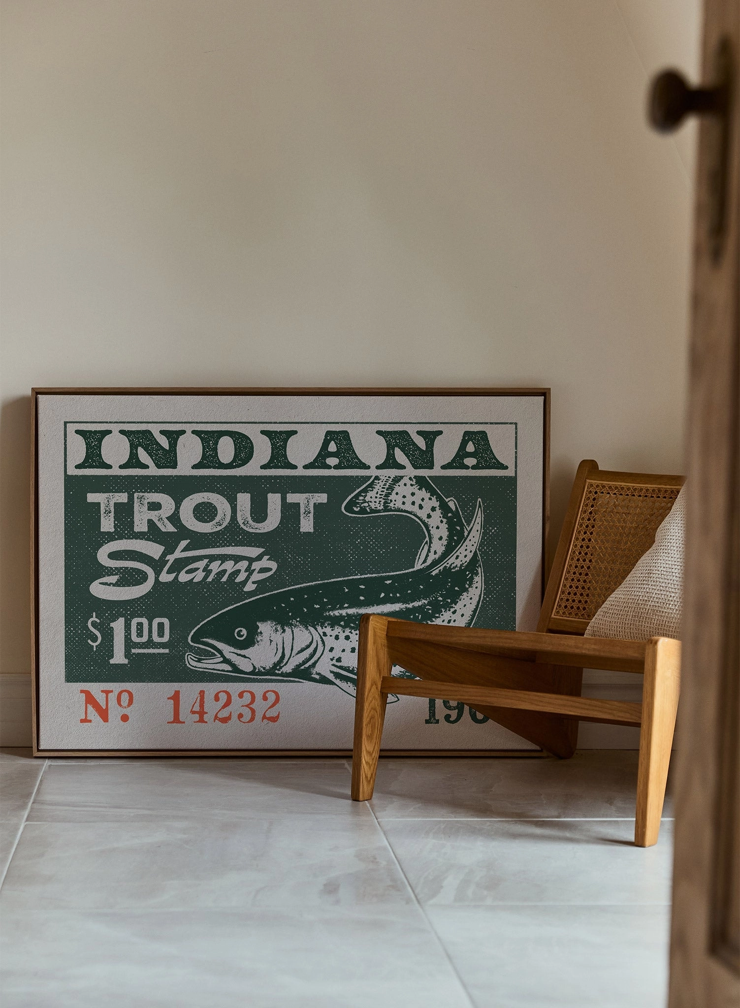 Indiana Trout, Canvas