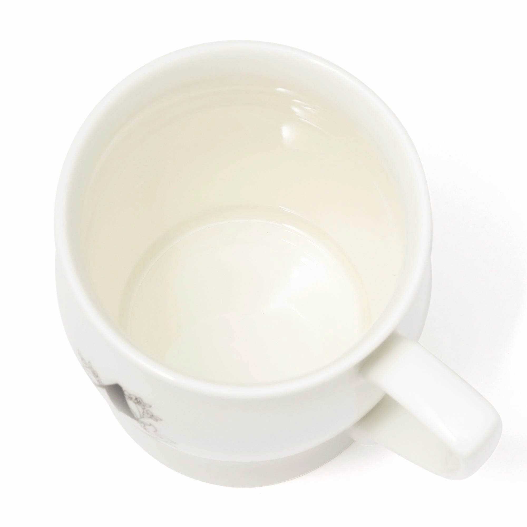 Initial Mug Flower  A