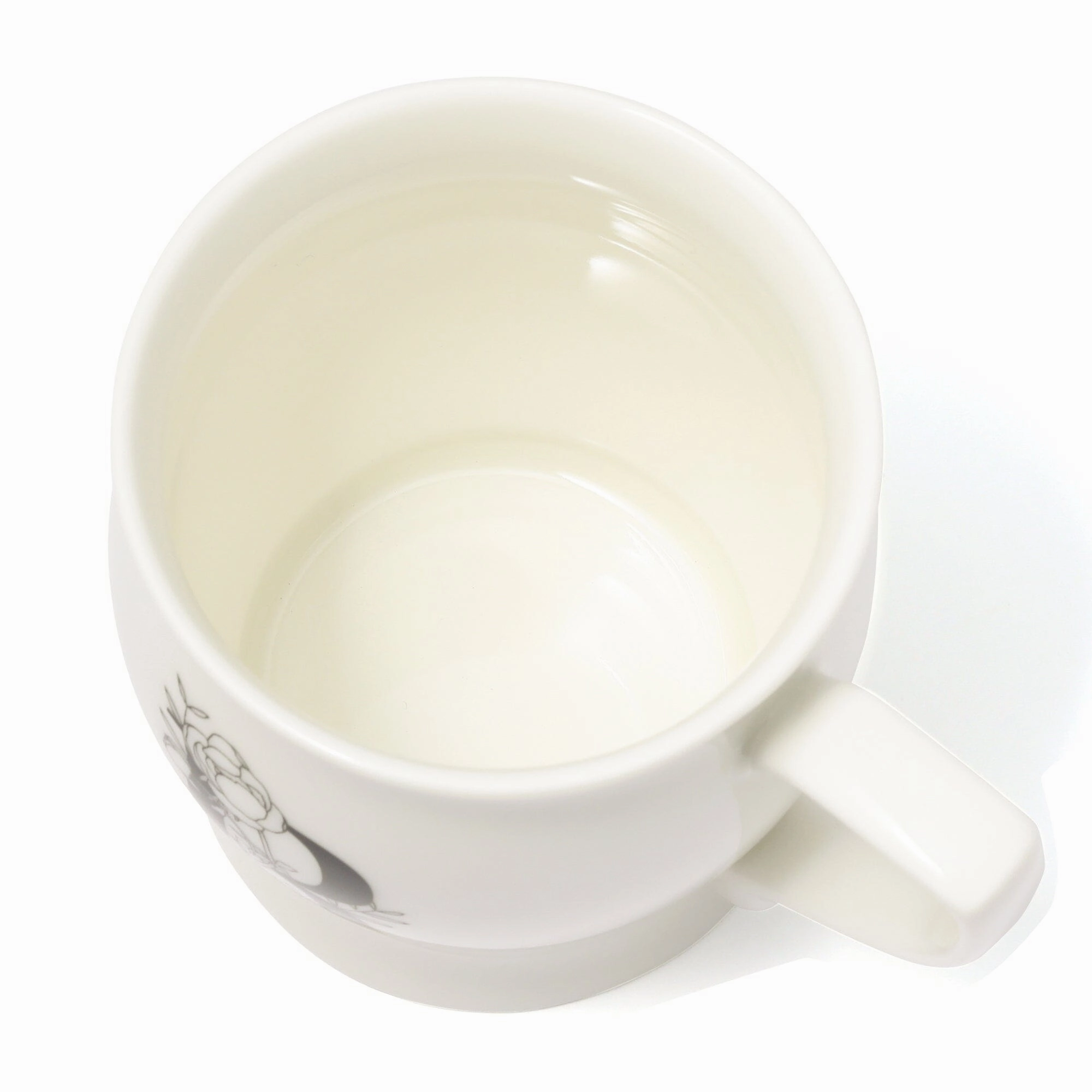 Initial Mug Flower  R