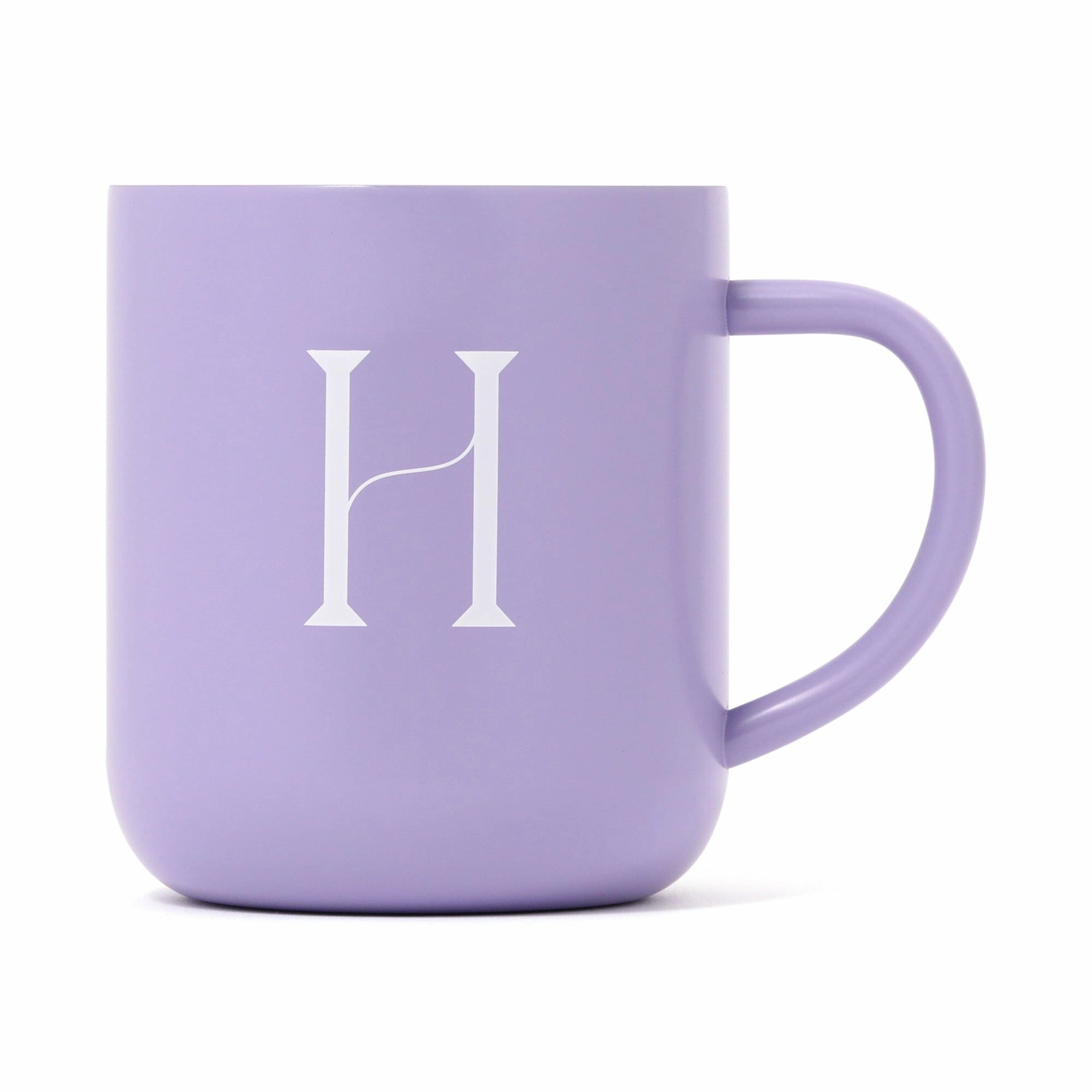 Initial Stainless Steel Mug H