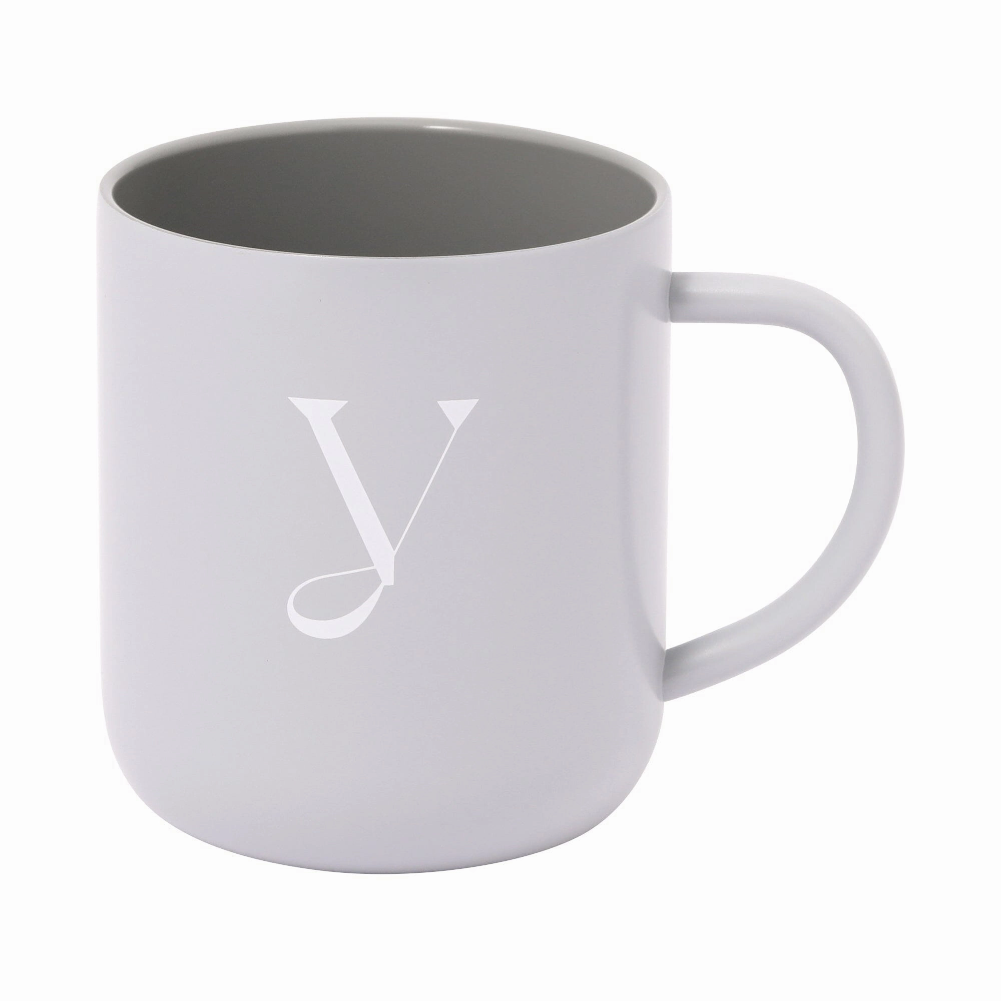 Initial Stainless Steel Mug Yglass cups ,personalized mugs 