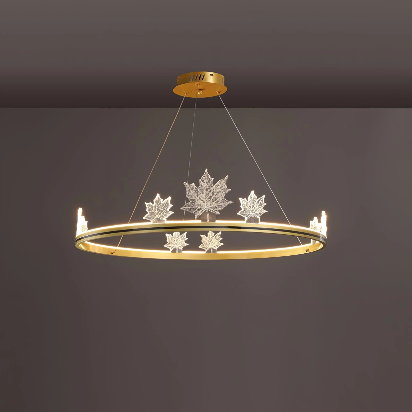 Ion Leaf Chandelier