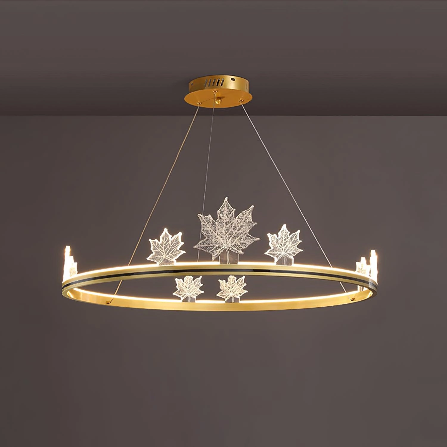 Ion Leaf Chandelier