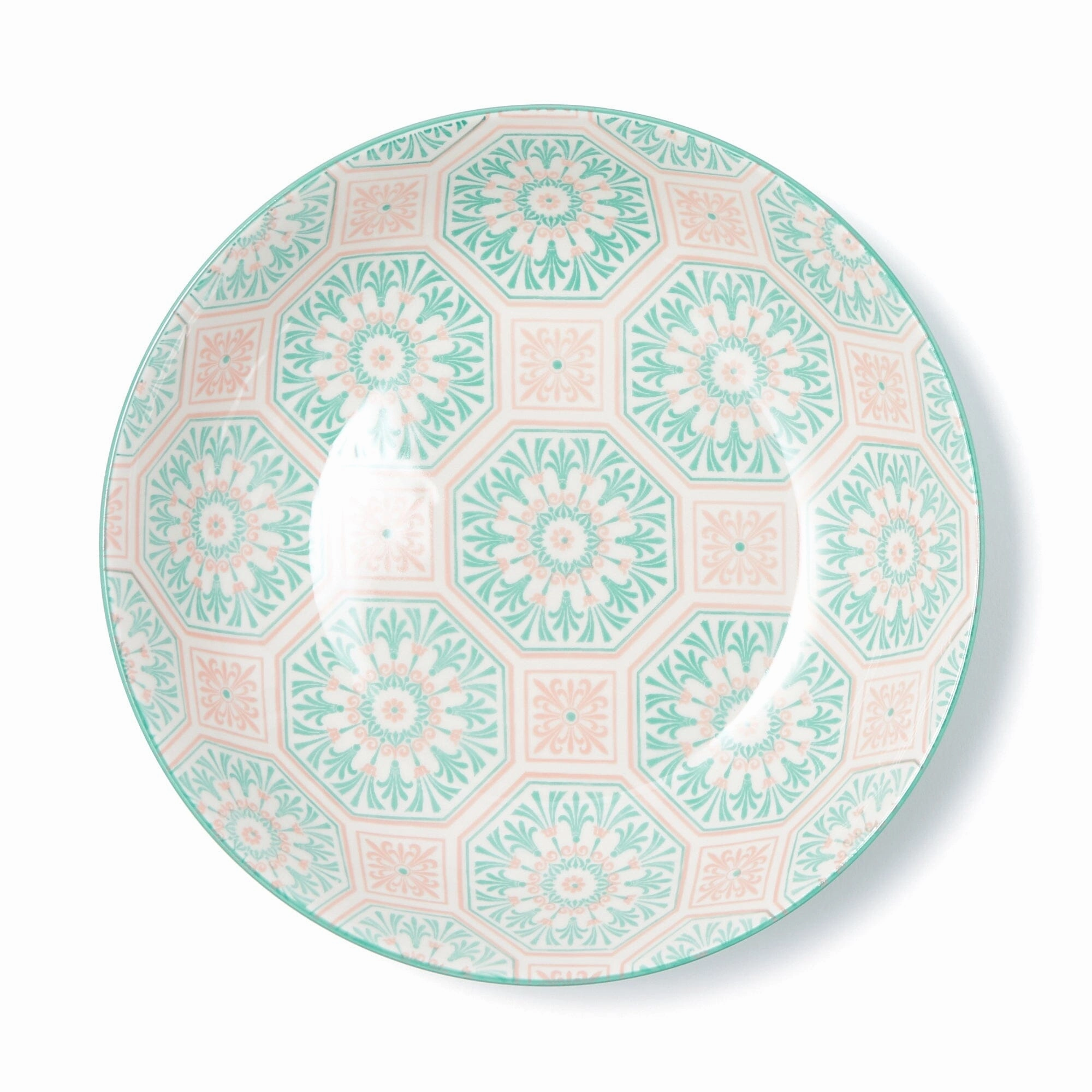 Iroiro Deep Plate Arabesquehand-painted ceramic bowl