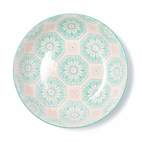 Iroiro Deep Plate Arabesquehand-painted ceramic bowl