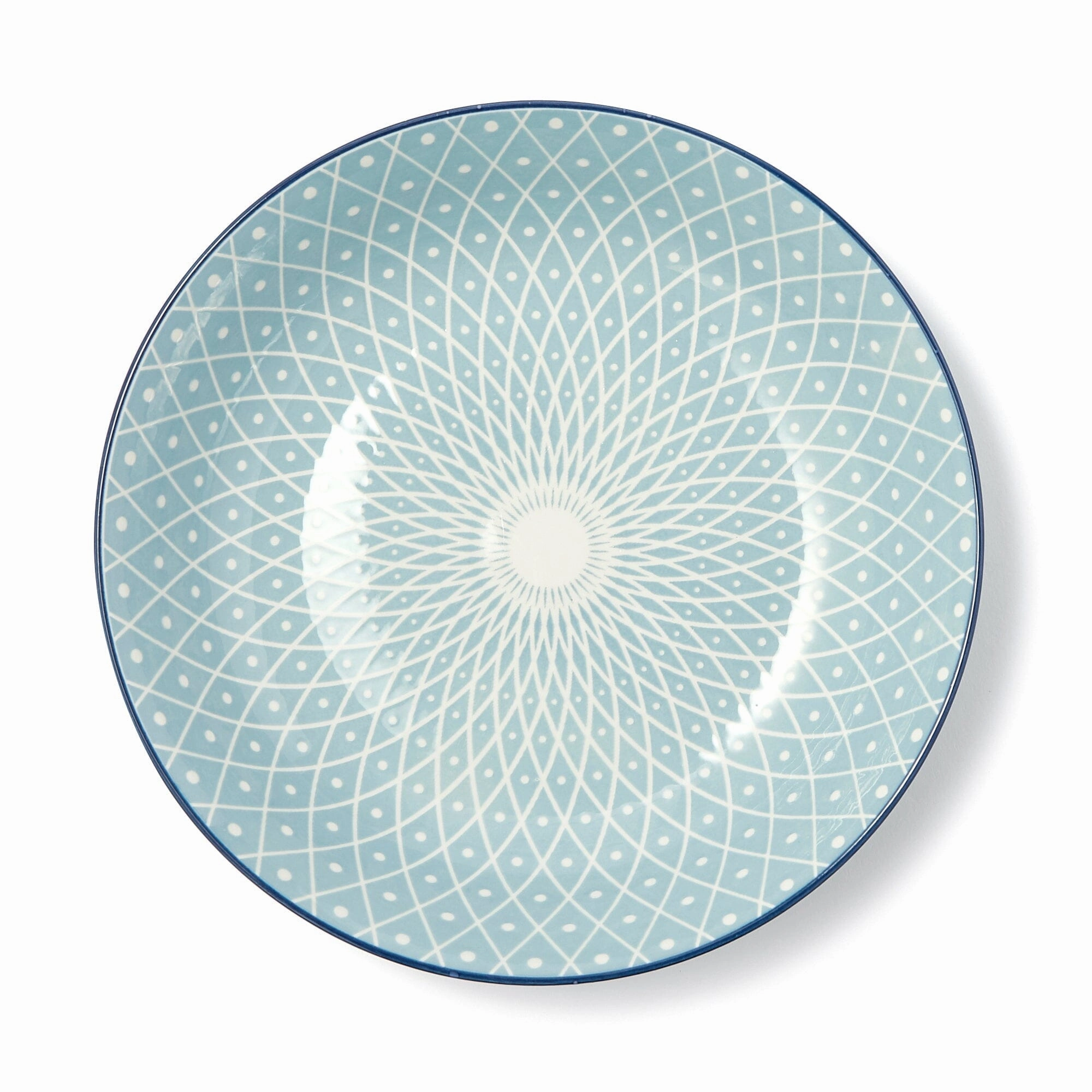 Iroiro Deep Plate Fibonaccihand-painted ceramic bowl