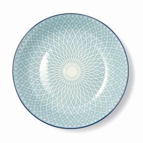 Iroiro Deep Plate Fibonaccihand-painted ceramic bowl