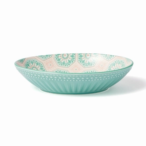 Iroiro Oval Plate Arabesquehand-painted ceramic bowl
