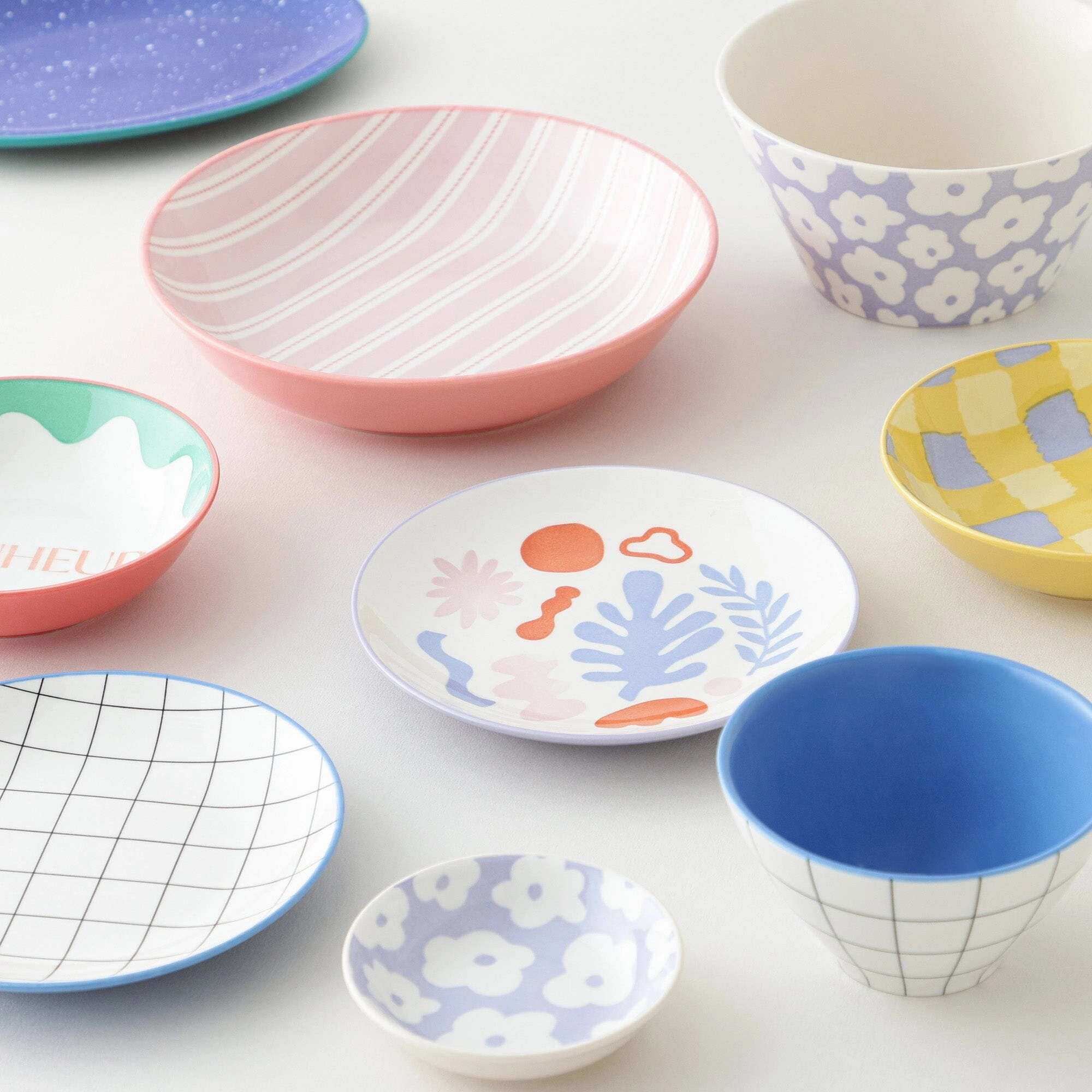 Iroiro Plates Deep Plate S Multi Stripe