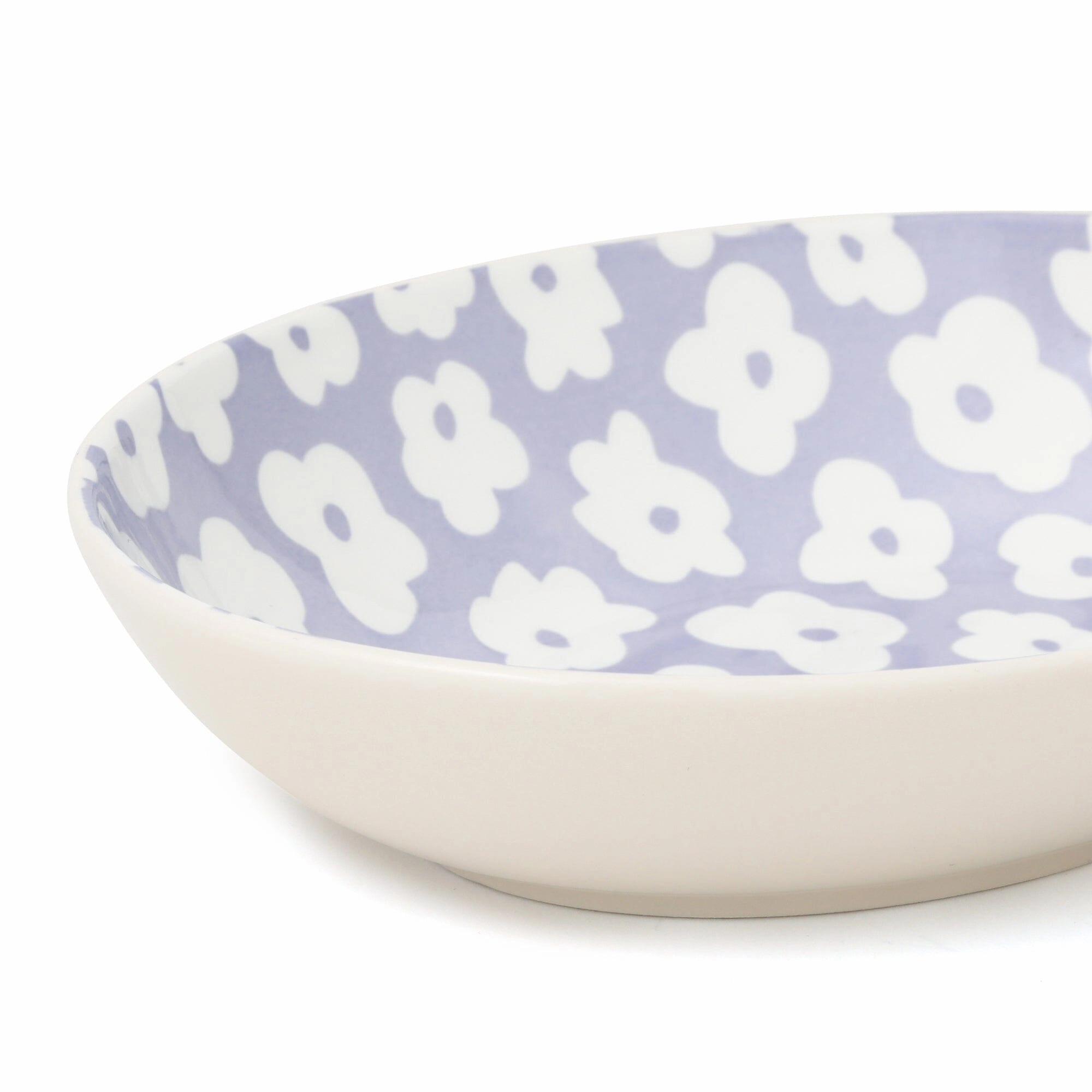 Iroiro Plates Oval Deep Plate Flower