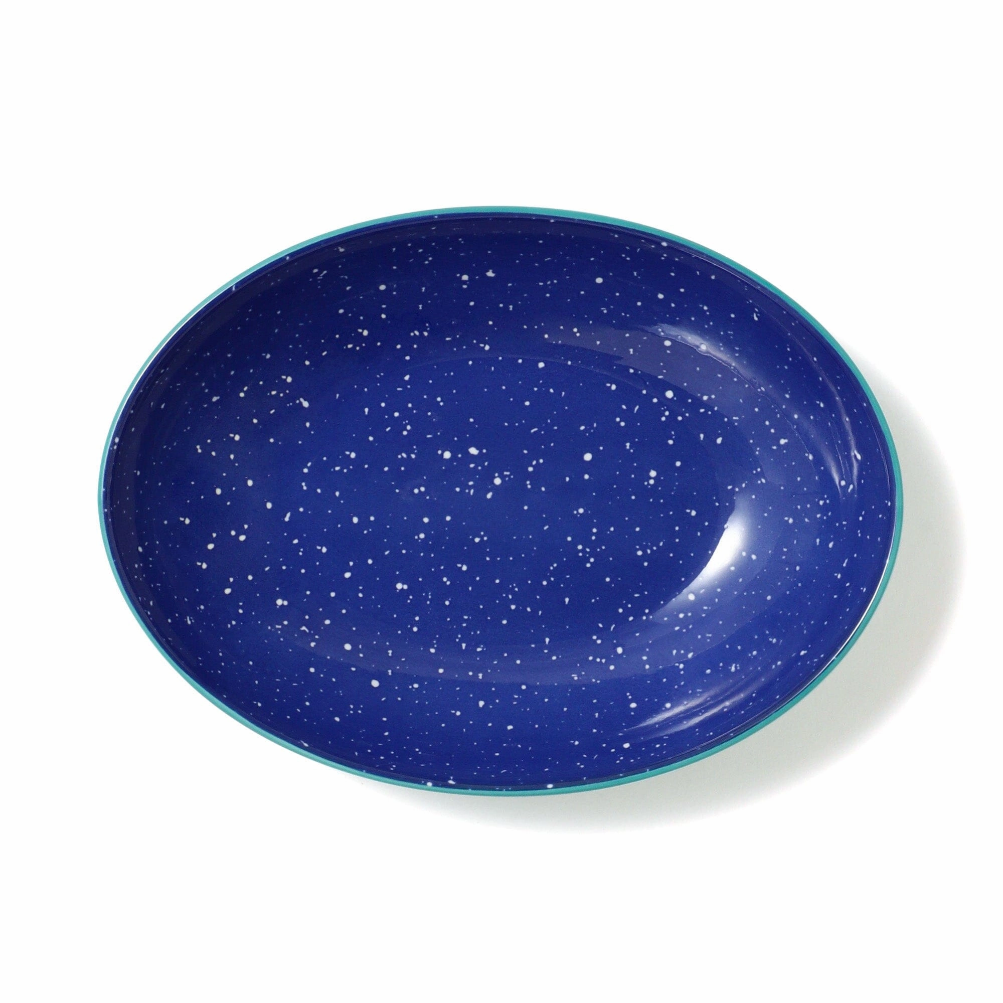 Iroiro Plates Oval Deep Plate Splatter