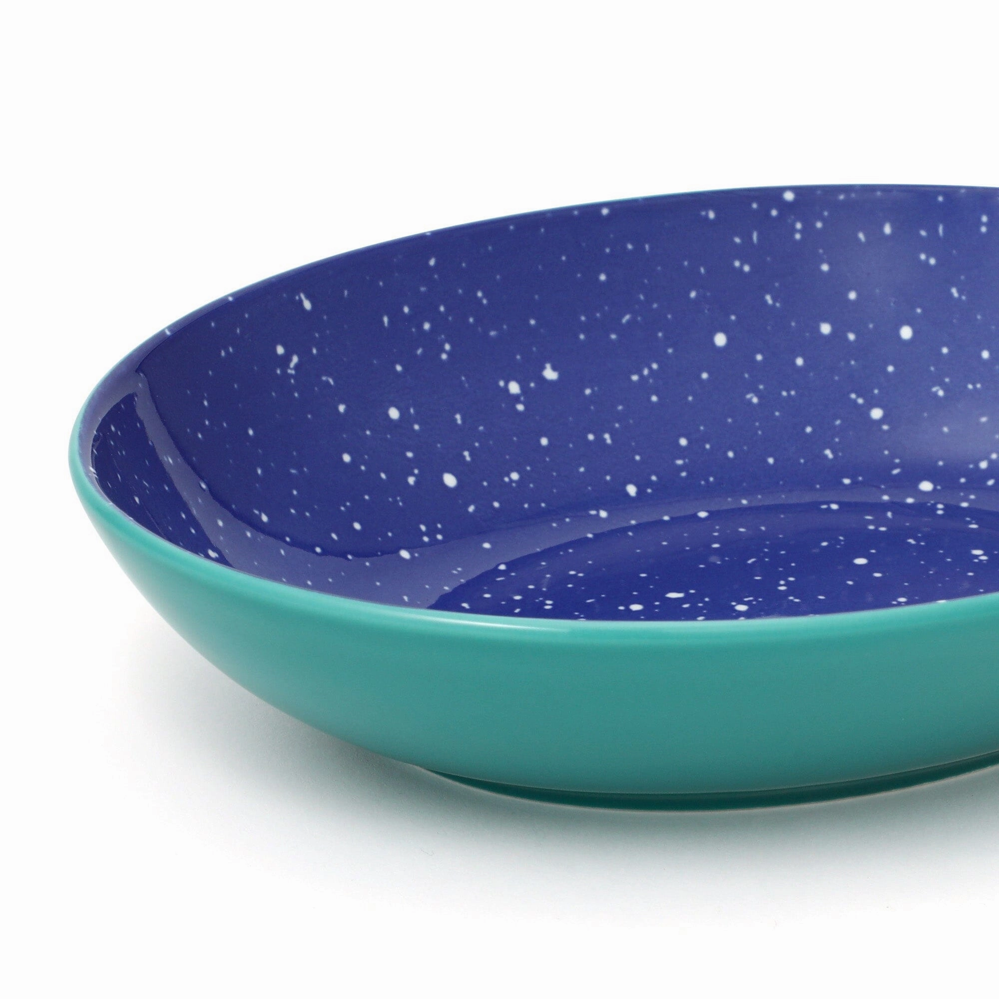 Iroiro Plates Oval Deep Plate Splatter