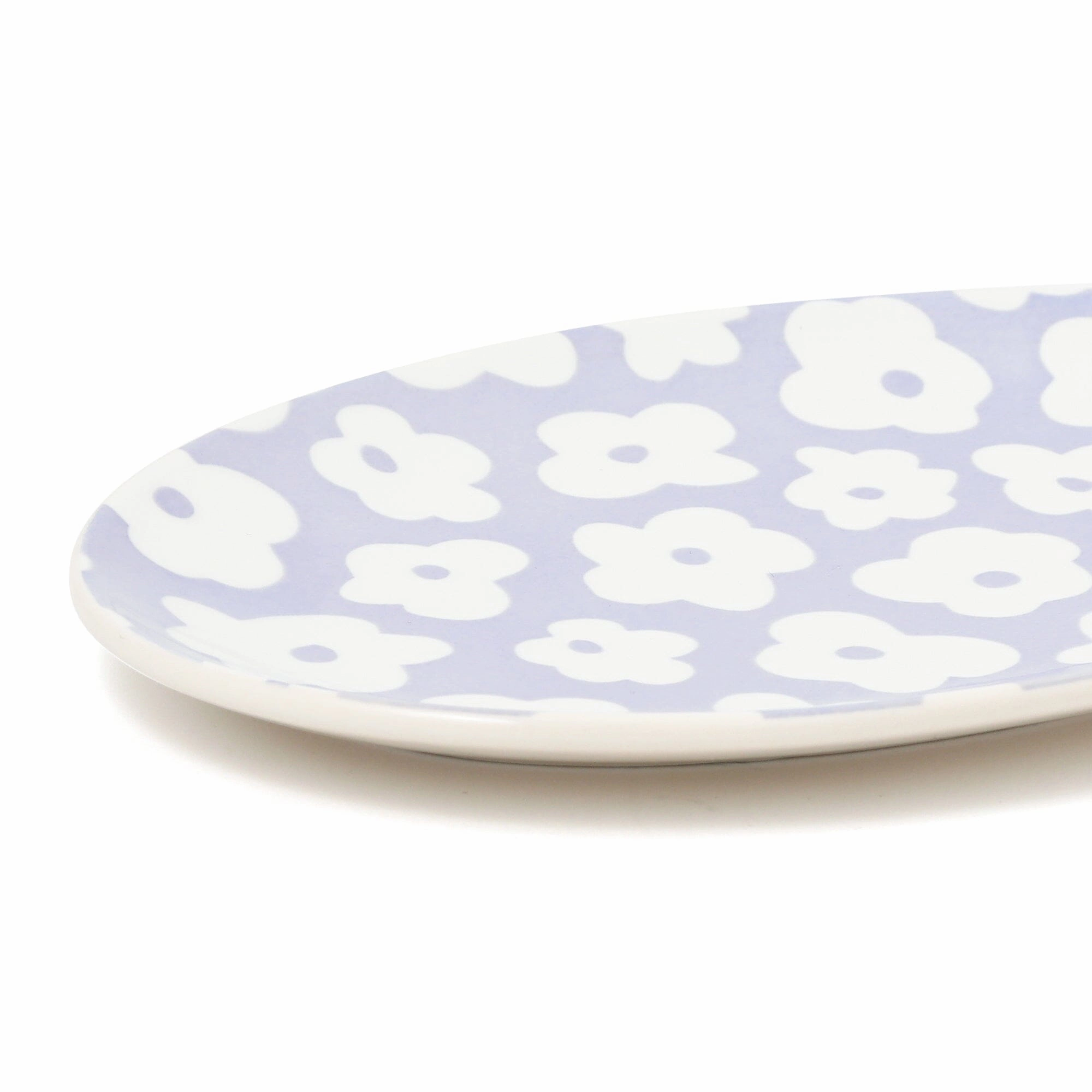 Iroiro Plates Oval Plate Flower