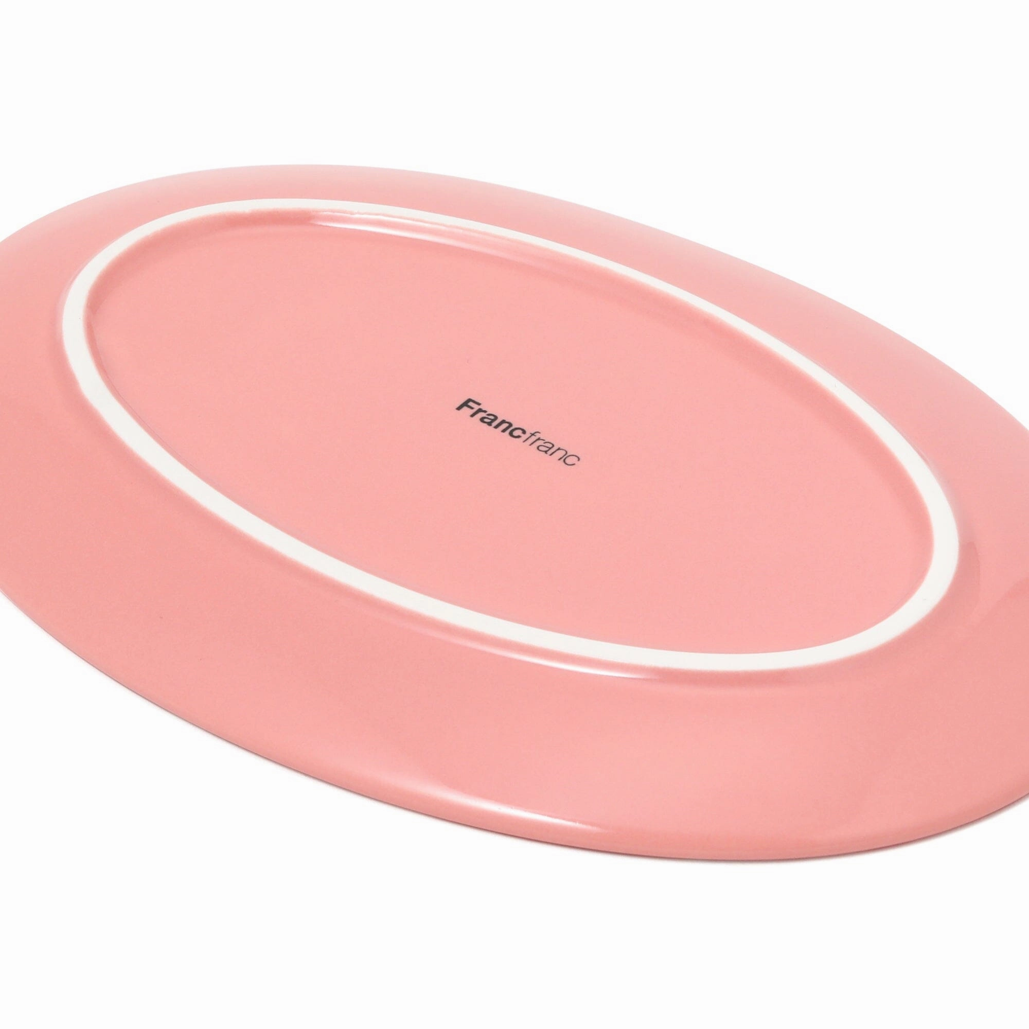 Iroiro Plates Oval Plate Multi-Stripe