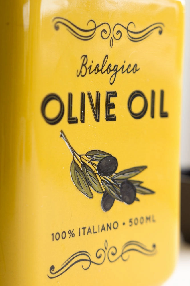 Italiana Yellow Olive Oil Vase