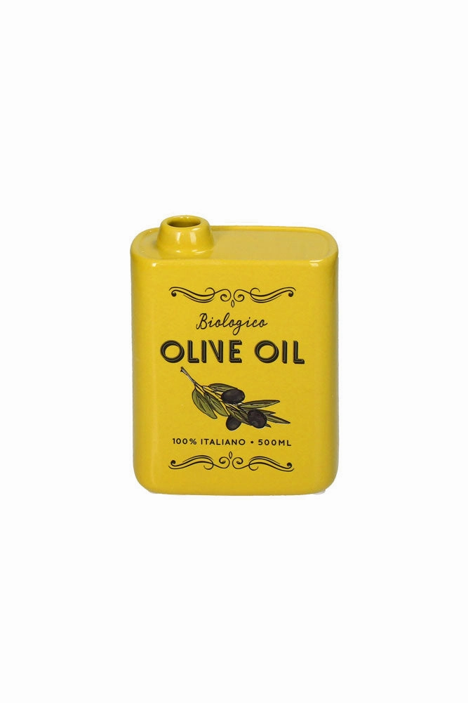 Italiana Yellow Olive Oil Vase