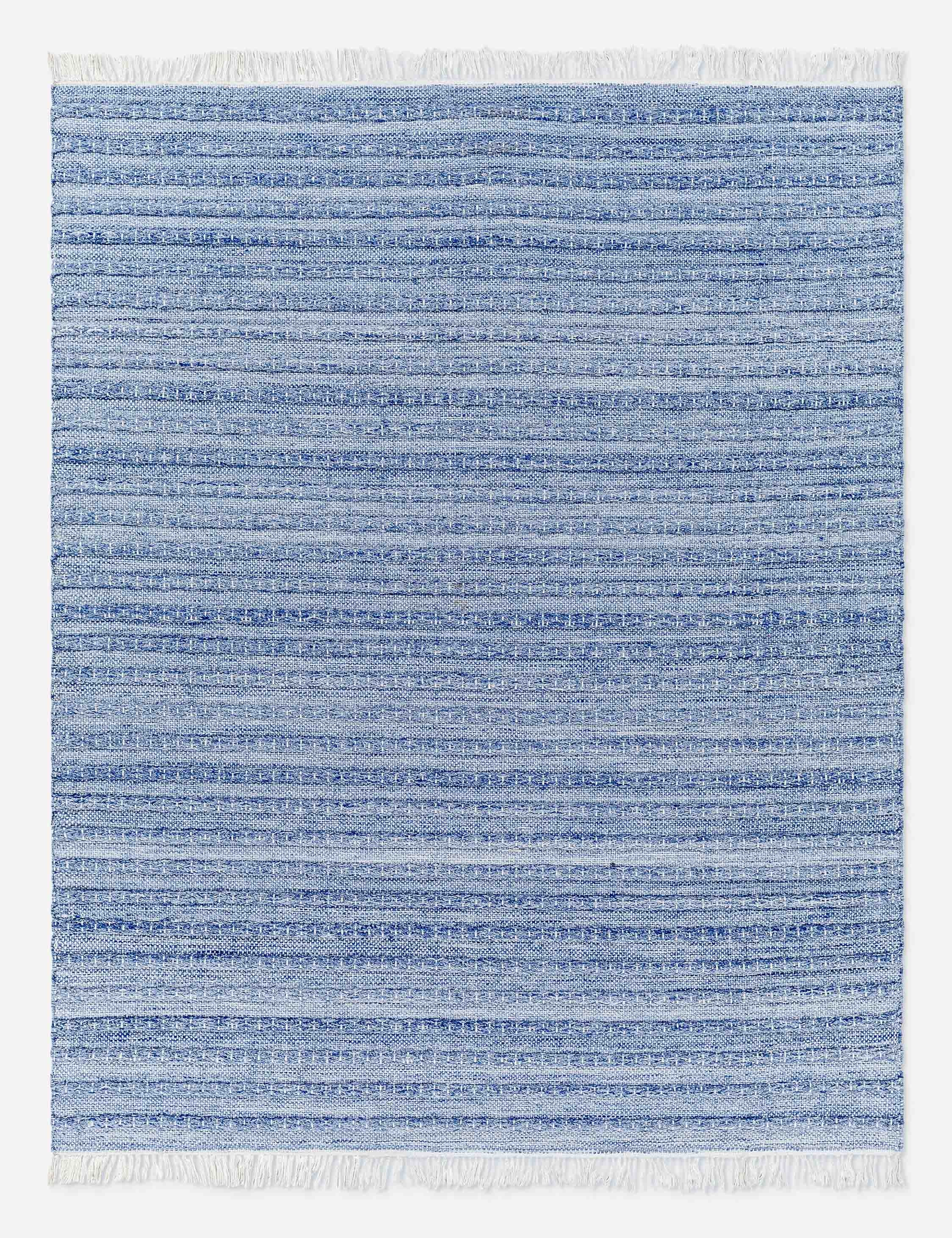 Ivana Handwoven Rugmodern color block patchwork rug