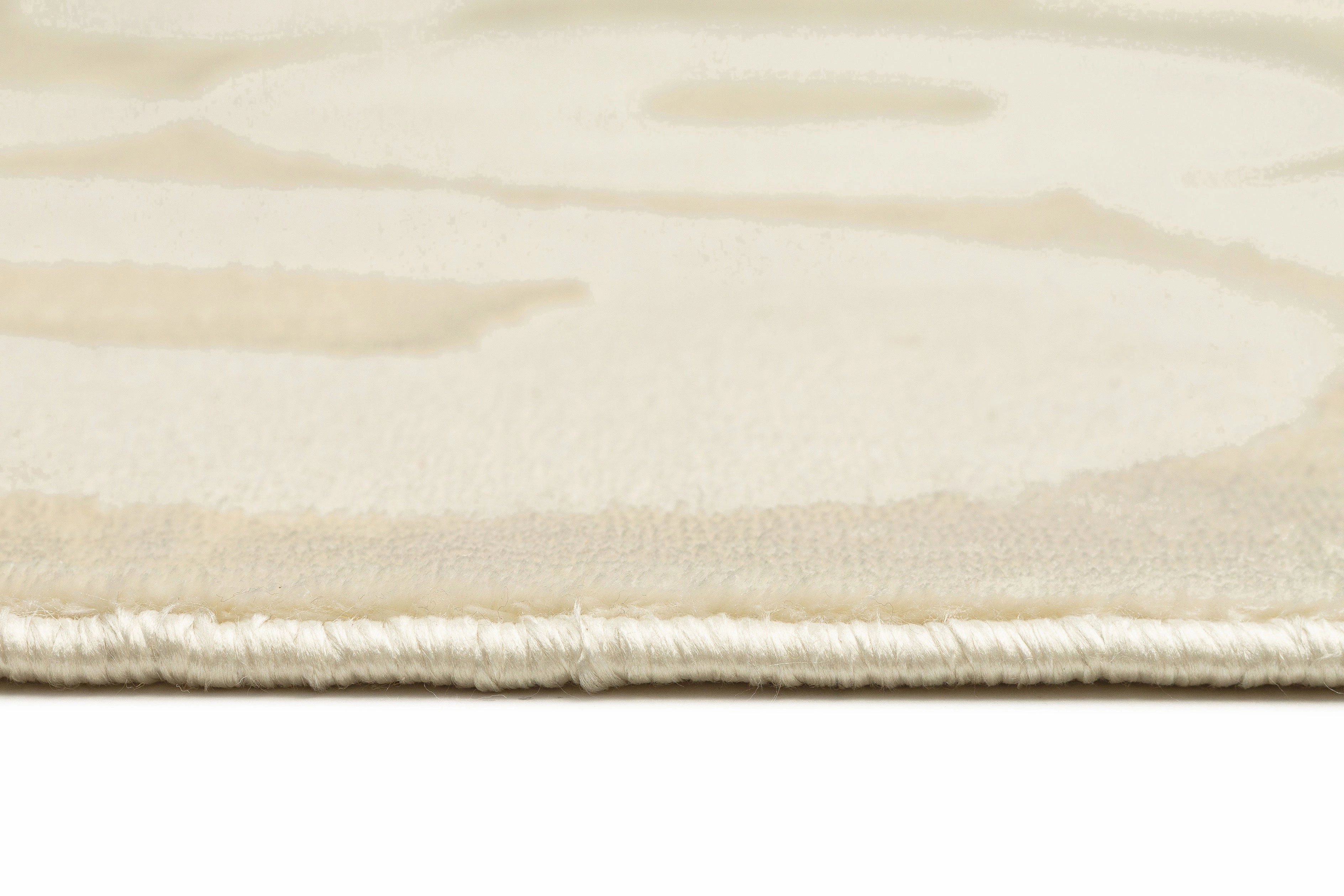 Izar Neutral Abstract Washable Rug