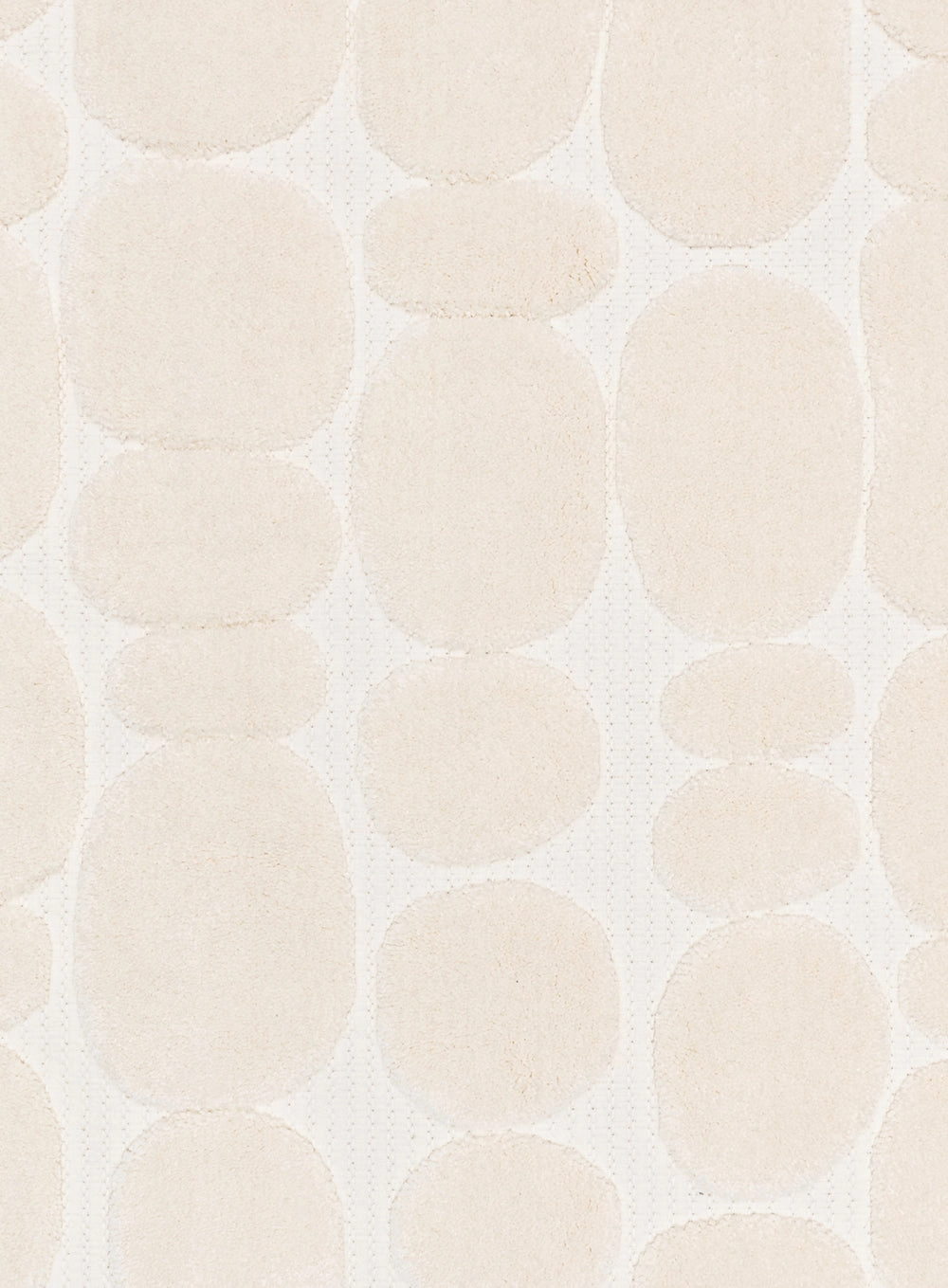 Jacinta Ivory Abstract Round Rug