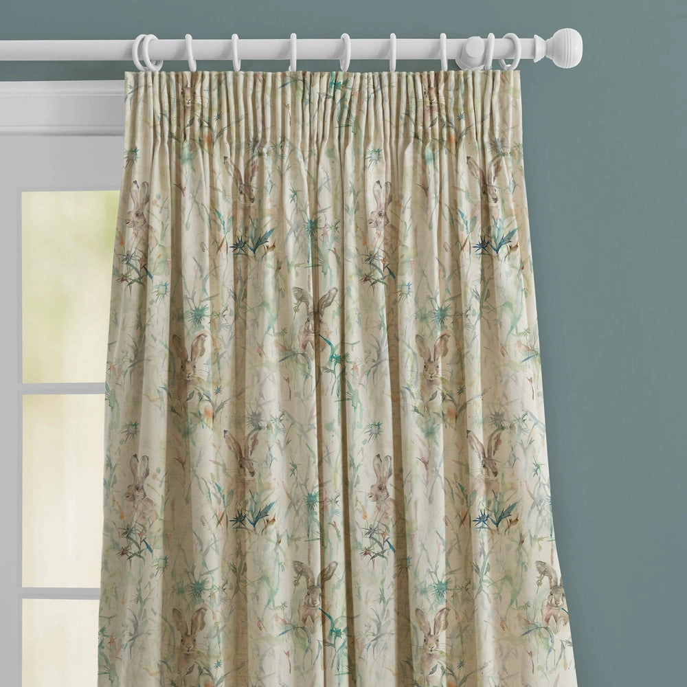 Jack Rabbit Printed Made to Measure Curtains Linen