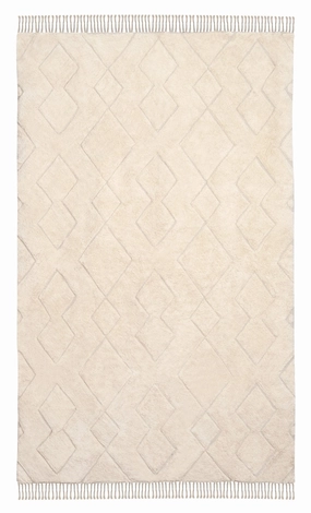Jahna Cream Beige Diamond Tribal Washable Rug *NO RETURNS UNLESS FAULTYmodern color block patchwork rug