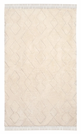 Jahna Cream Beige Diamond Tribal Washable Rug *NO RETURNS UNLESS FAULTYmodern color block patchwork rug