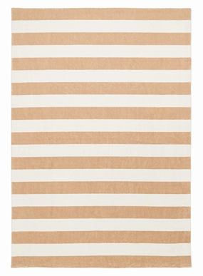 Jaida Tan Brown Cream Stripe Washable Rugmodern color block patchwork rug
