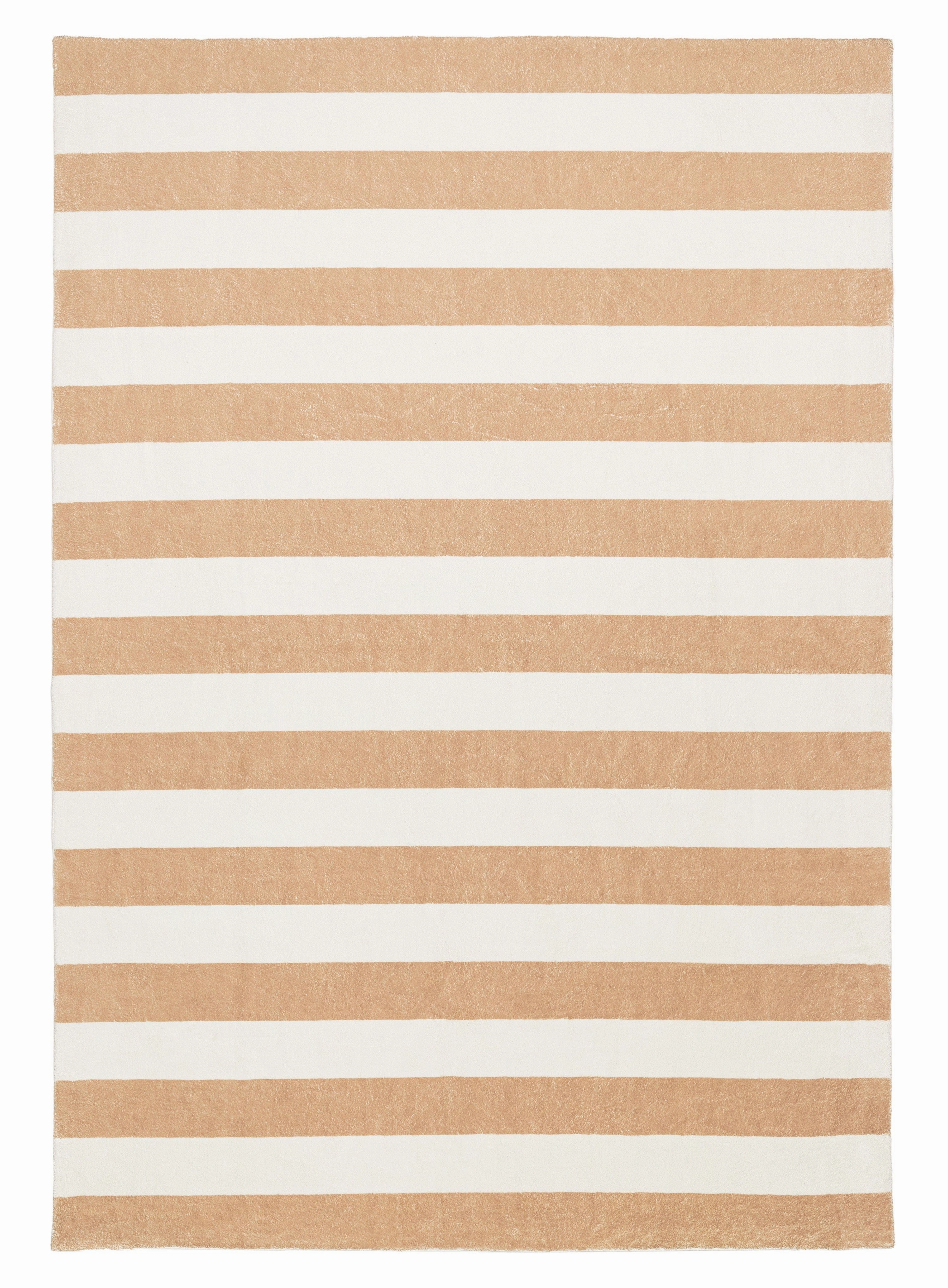 Jaida Tan Brown Cream Stripe Washable Rugmodern color block patchwork rug