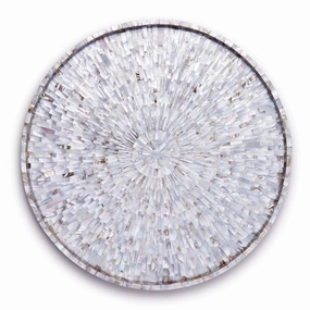 Jaipur Mother Of Pearl Tray - 24"nordic style desktop ornaments