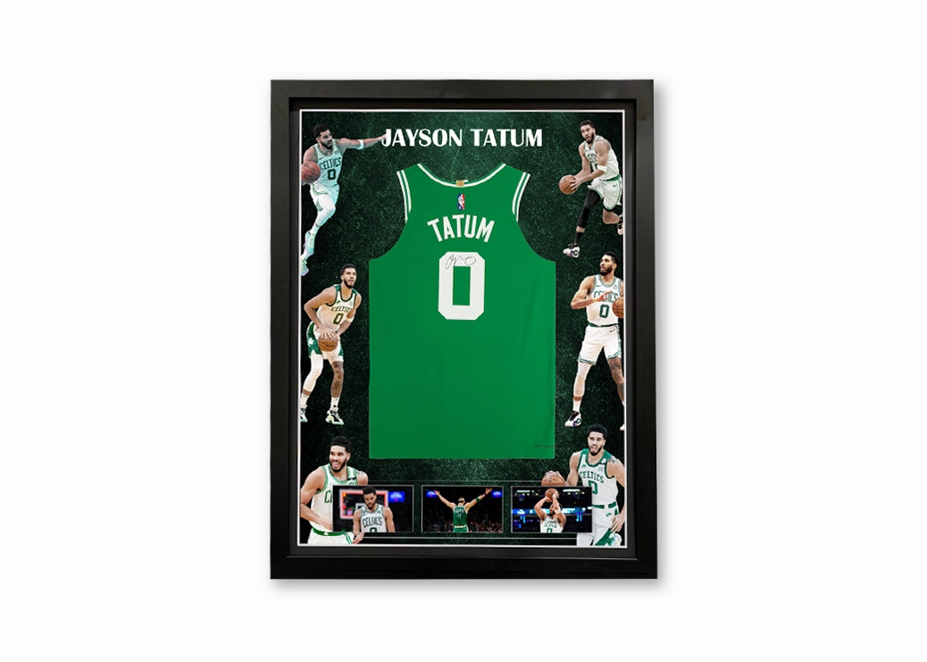 Jason Tatum Hand Signed Jersey - Framedhandmade souvenirs