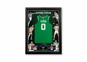 Jason Tatum Hand Signed Jersey - Framedhandmade souvenirs