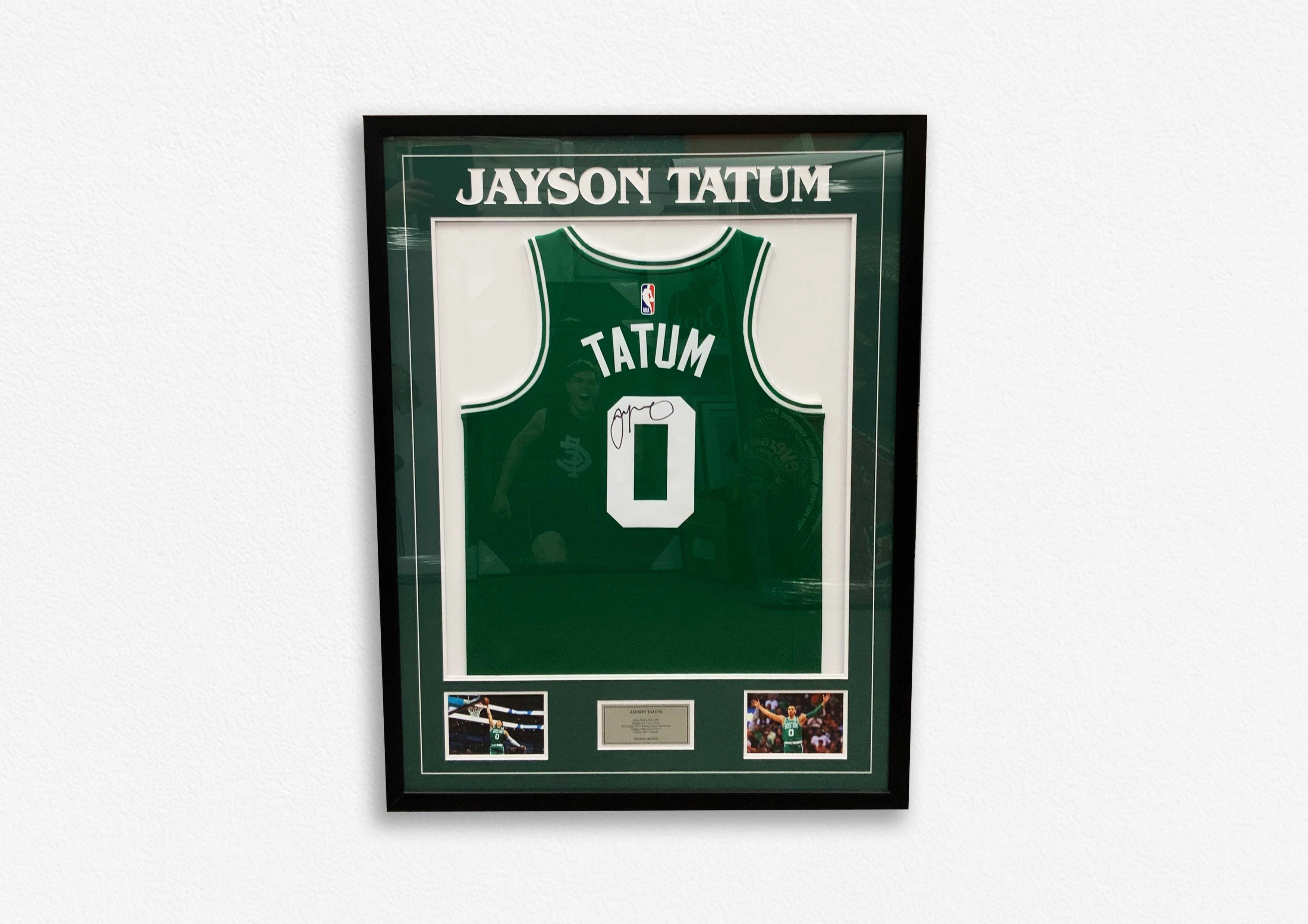 Jayson Tatum Exclusive Hand Signed Jersey - Framedhandmade souvenirs