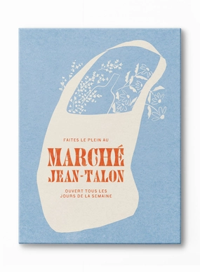 Jean-Talon Market, Canvasindoor decorative canvas print