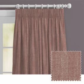 Jedburgh Textured Woven Made to Measure Curtains Garnetbedding sets ,throw blankets 