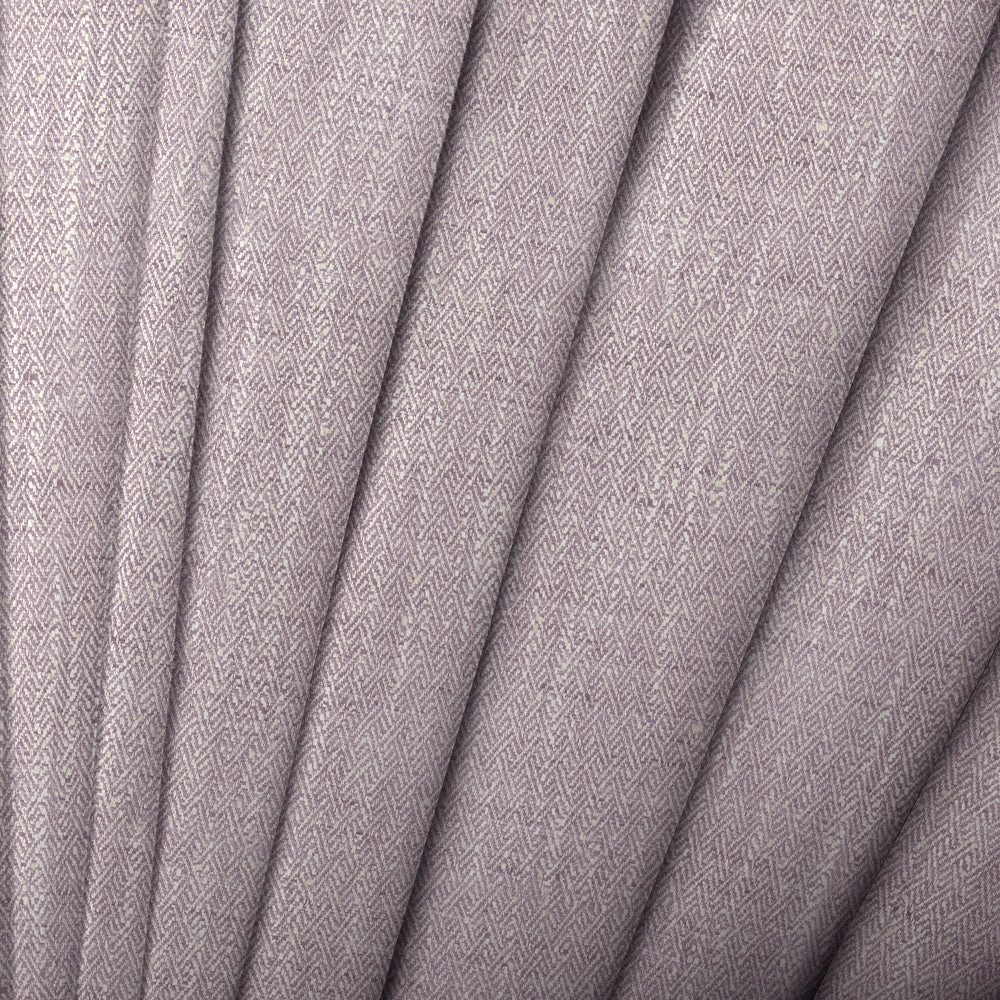 Jedburgh Textured Woven Made to Measure Curtains Heather