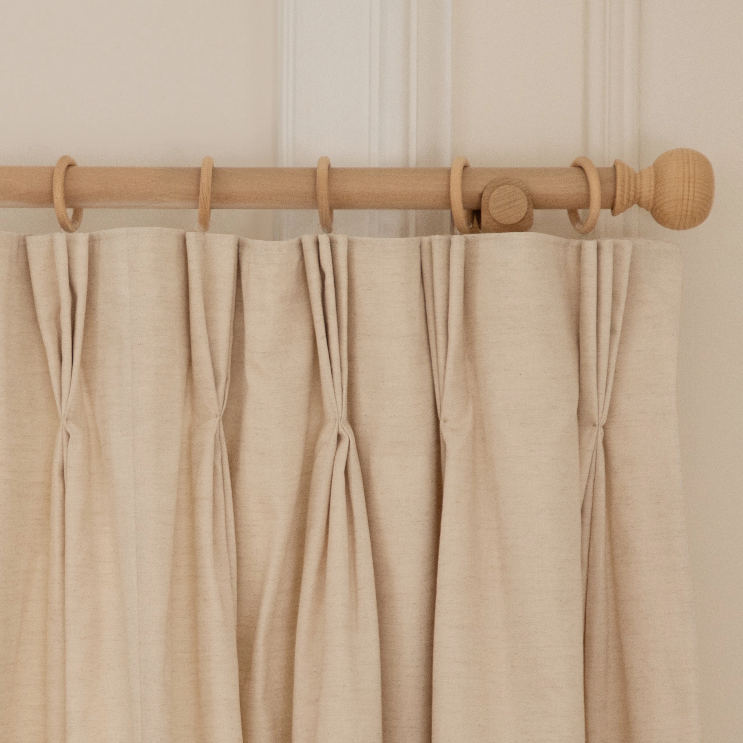 Jedburgh Textured Woven Made to Measure Curtains Heather