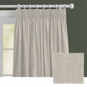 Jedburgh Textured Woven Made to Measure Curtains Naturalhome decor ,wall decor 