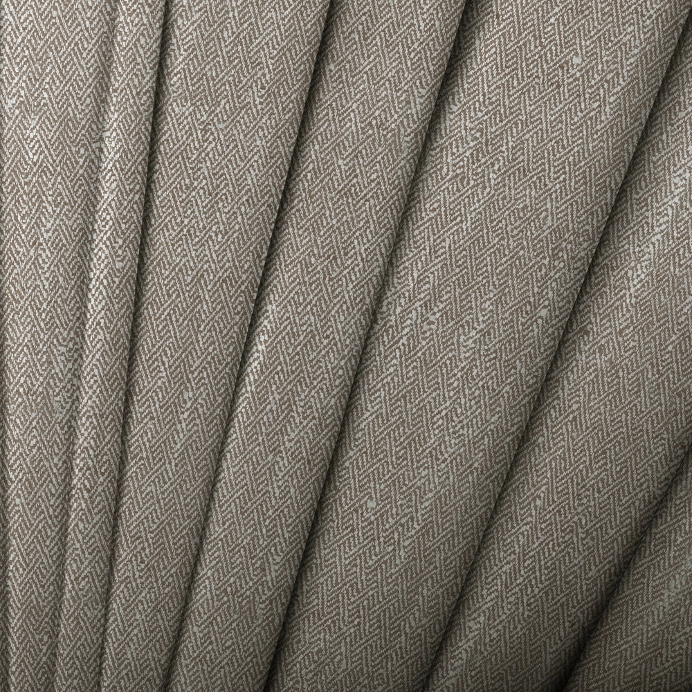 Jedburgh Textured Woven Made to Measure Curtains Nut