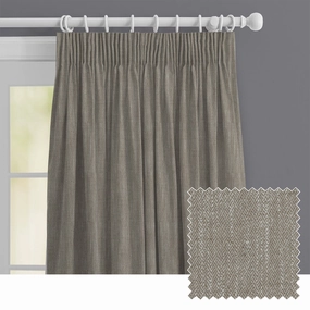 Jedburgh Textured Woven Made to Measure Curtains Nutbedding sets ,throw blankets 