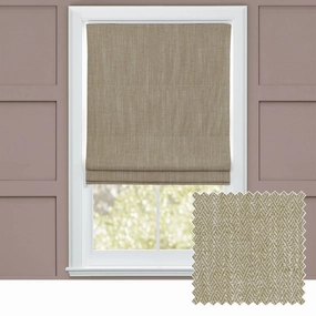Jedburgh Textured Woven Made to Measure Roman Blinds Biscuitbedding sets ,throw blankets 