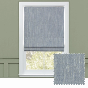 Jedburgh Textured Woven Made to Measure Roman Blinds Bluebellbedding sets ,throw blankets 