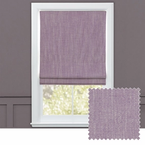 Jedburgh Textured Woven Made to Measure Roman Blinds Damsonbedding sets ,throw blankets 