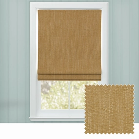 Jedburgh Textured Woven Made to Measure Roman Blinds Ochrebedding sets ,throw blankets 