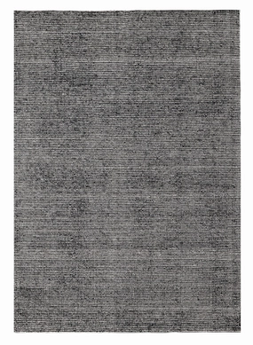 Jena Midnight Blue and White Hand Loomed Cotton Rugmodern color block patchwork rug