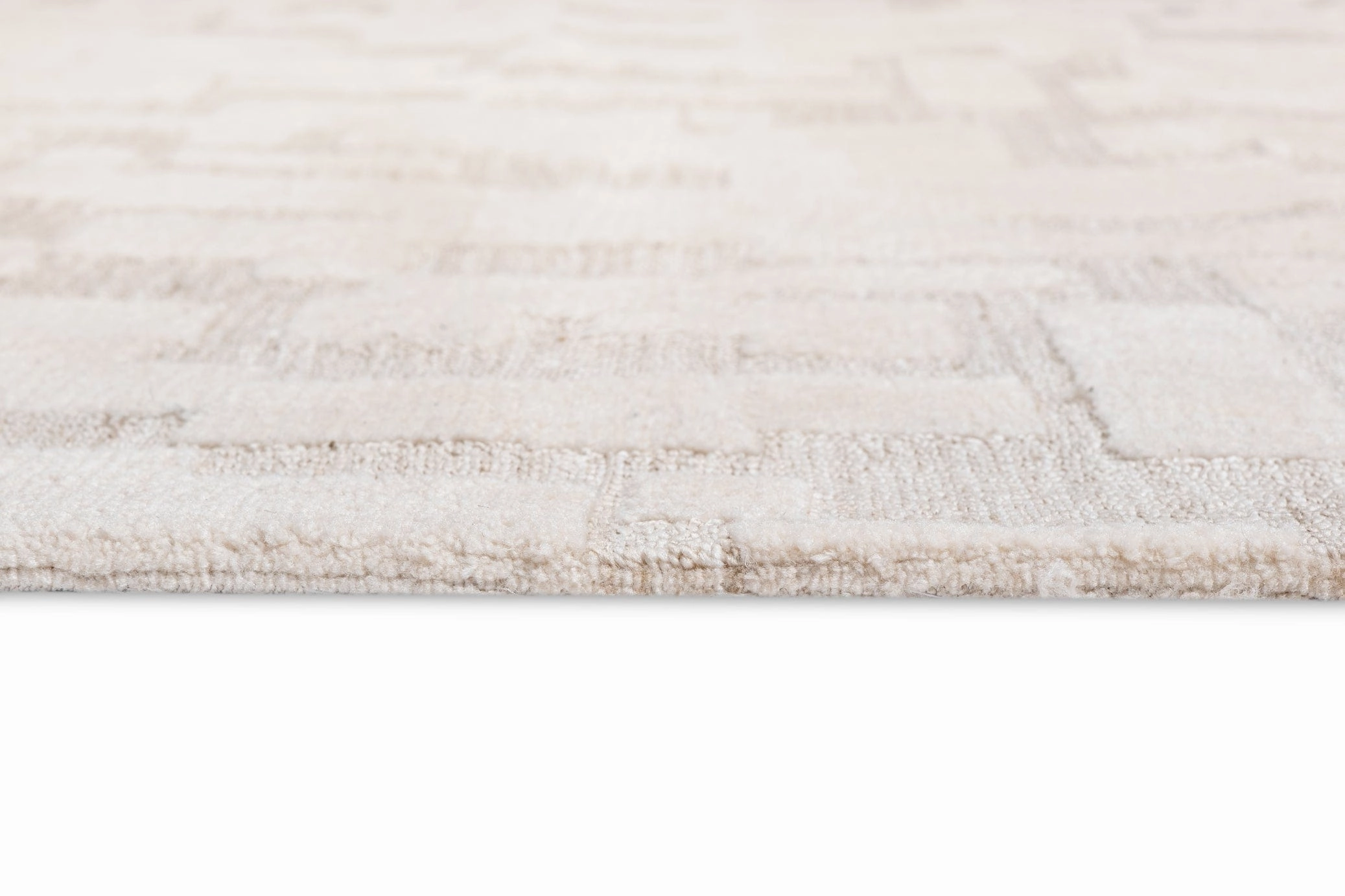 Jessie Ivory Cream Abstract Textured Rug *NO RETURNS UNLESS FAULTY