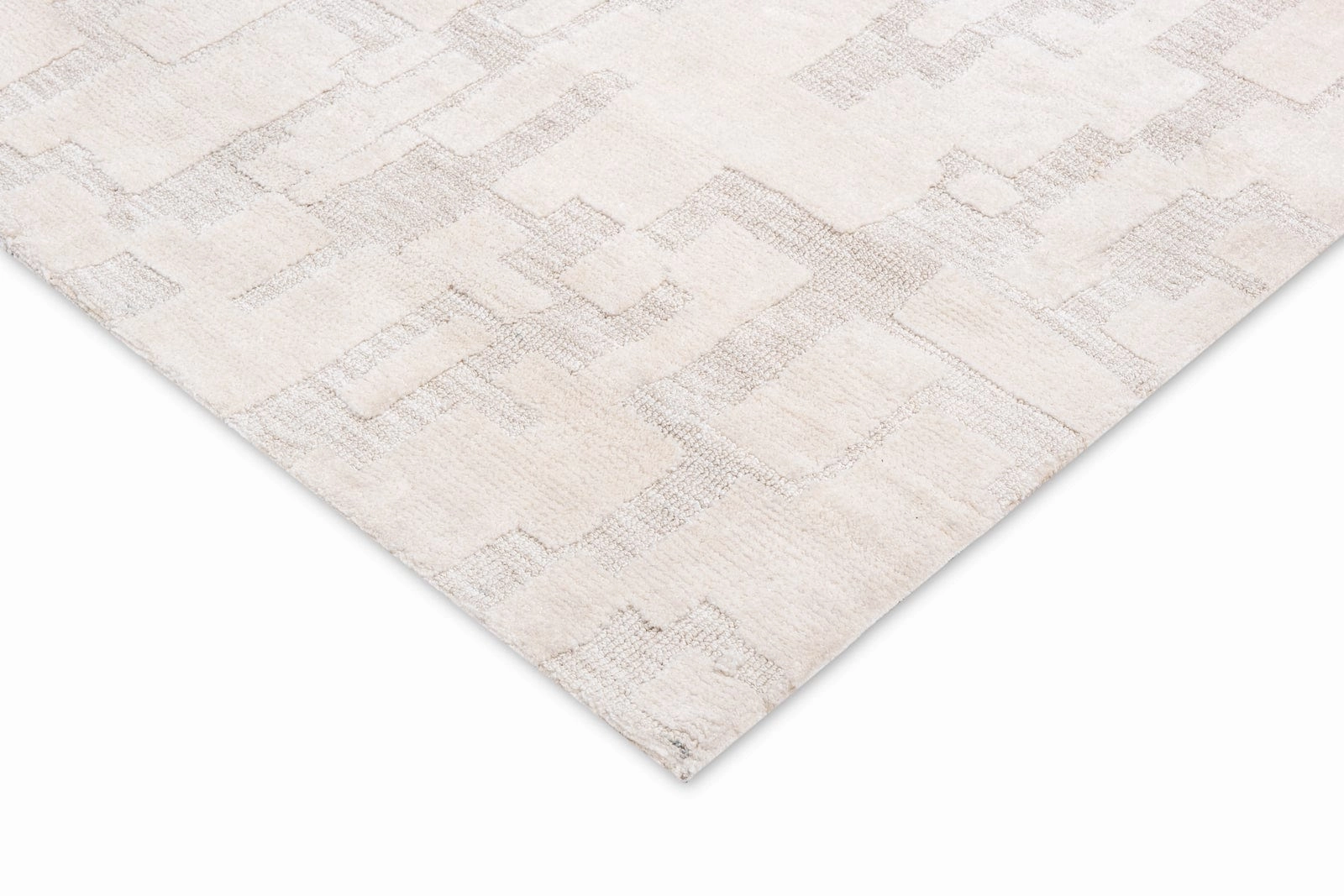 Jessie Ivory Cream Abstract Textured Rug *NO RETURNS UNLESS FAULTY
